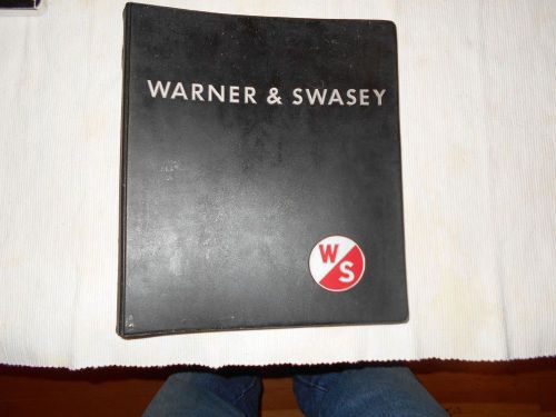 Warner &amp; Swasey Turret lathe and tooling catalogs