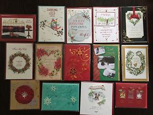 Papyrus Christmas Holiday 14 Greeting Cards Beautiful!