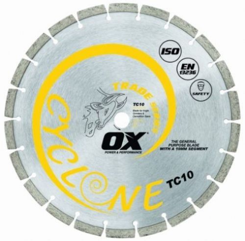 Ox ox-tc10-9 trade general purpose 9-inch diamond blade, 7/8-inch-5/8-inch bore for sale