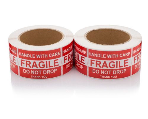 Handle With Care/Fragile/Do Not Drop/Thank You Fragile Shipping Stickers Movi...