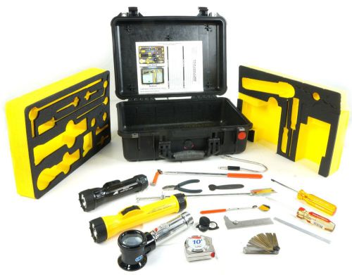 Kipper aviation inspection tool kit set w pelican 1500 case with 2 starret tools for sale