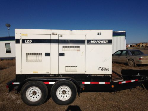 2012 multiquip dca125 trailer mounted diesel generator for sale
