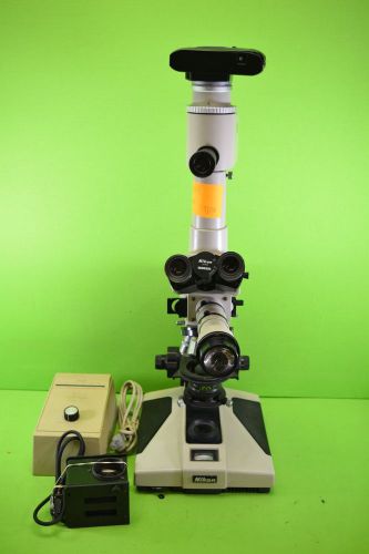 Nikon Japan Optiphot Microscope with Camera #270