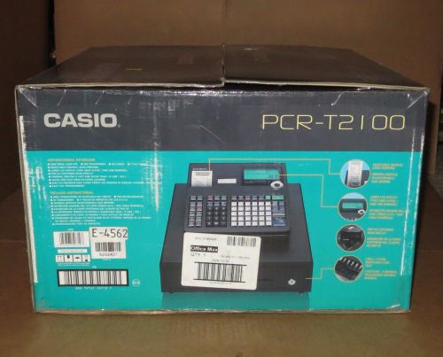 Casio pcr-t2100 electronic cash register with drawer for sale