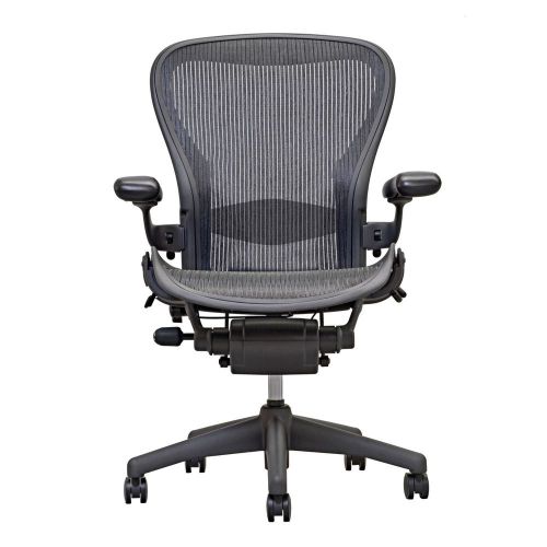 Aeron chair by herman miller size b, black for sale