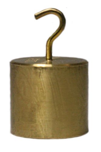100 gram single hooked brass mass - calibration weight for sale