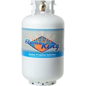 30 LB Propane Cylinder Steel Empty Tank With OPD Valve Gas Filling High Grade