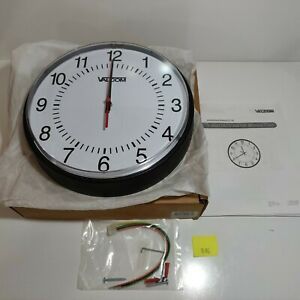 NEW 12&#034; Valcom quartz wireless analog clock V-AW12LP VAW12LP  (D86)