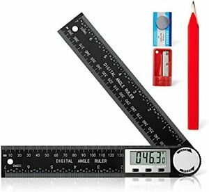 Digital Angle Finder Protractor 2 in 1 Angle Finder Ruler with 14inch400mm for W