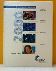 Wavetek Wandel Goltermann 2000 Communications Test Solutions Complete Catalog.