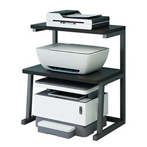 Printer Stand Desktop Stand for Printer 3-Tier Multifunction Storage Book Shelf