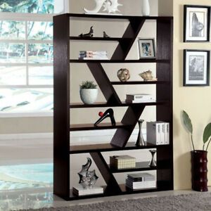 Kamloo Contemporary Display Shelf , Espresso