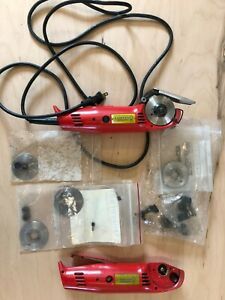 Eastman Chickadee Handheld Rotary Fabric Cutter Tool, plus extra parts