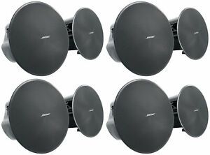 (8) Bose DM5C Black 50w 5.25&#034; Commercial In-Ceiling Speakers For Restaurant/Bar