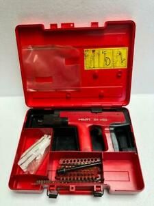 HILTI DX 450 POWDER ACTUATED FASTENER NAILER USED IN CONCRETE OR STEEL WITH CASE