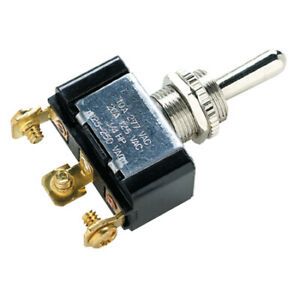 SEACHOICE 12161 3 Position Toggle Switch With 3 Screw Terminals Mom.