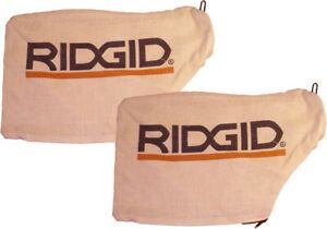 Ridgid 2 Pack Of Genuine OEM Replacement Dust Bags # 089028007140-2PK