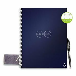 Rocketbook Notebook,Reusable,Mnbl EVRLRCDF