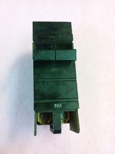SQUARE D CO 30A 2 Pole Circuit breaker Type XO 120/240 VAC Issue No BK-91