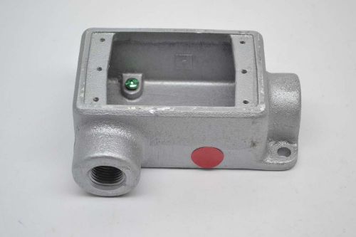 NEW CROUSE HINDS FSR 1 OUTLET BOX 1/2 IN IRON CONDUIT FITTING B380839