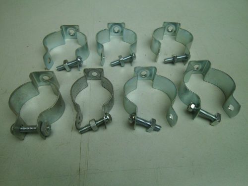 Minerallac #3 conduit hangers with bolts and nuts 1-1/4 - 1-1/2 (qty 7) #57064 for sale