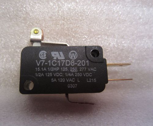 Honeywell Microswitch V7-1C17D8-201 Sanp Action Roller Lever Miniature Switch