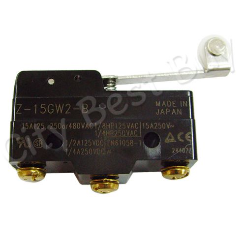 20 z-15gw2-b ac250v omron z15gw2b normally open limit switch hinge roller lever for sale