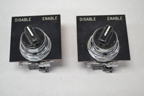 Lot 2 cutler hammer 10250t/91000t 2 position selector switch a600 p800 b271687 for sale