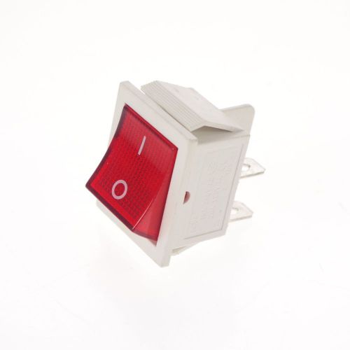 5 x square with a light switch boat rocker switch red 4 pins 15a/250v spdt for sale