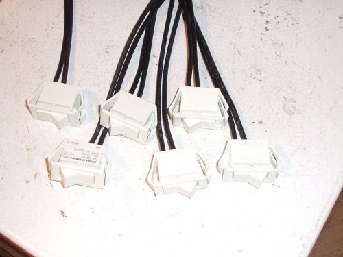 NEW Miniature Carling Rocker Switch w/ leads this is a lot of (6) Six On-Off