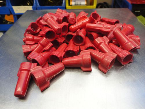 50 count, Ideal  # 452 Red Wire Nut, Wing Nut , Free Ship