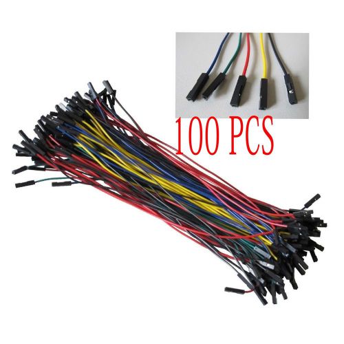100pcs 200mm 1p to 1p female to female jumper wire Dupont cable for Arduino 20cm