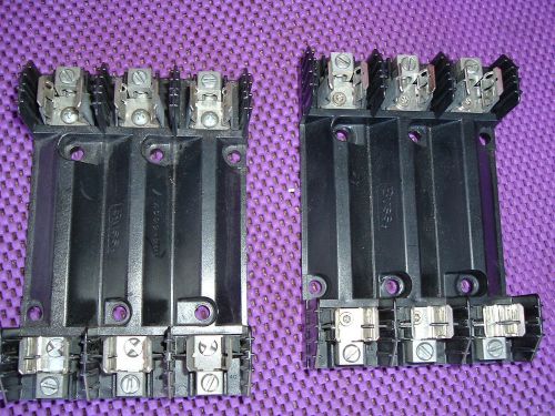 QTY 2  Bussmann H60030-3PR BUSS Fuse Block 30A 600V