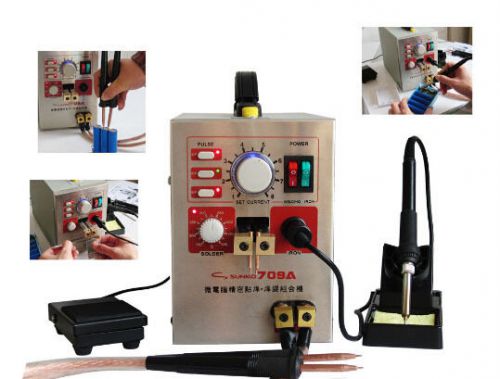 2in118650 battery spot welder soldering micro-computer pedal control 1.5kw 220v for sale