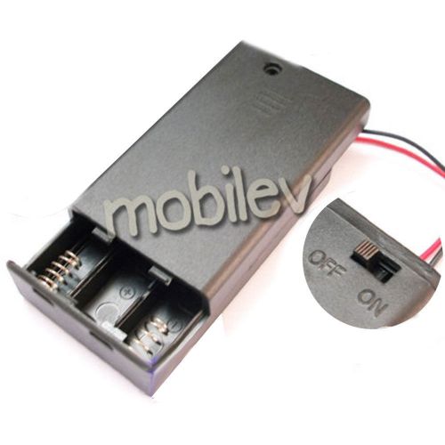 1 x 3 aa battery  holder box case 3v on/off switch m1 for sale