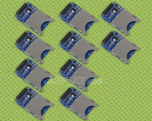 10pcs new sd card module slot socket reader for arduino arm mcu for sale