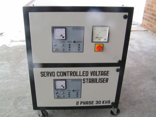 PHS Power House Sys #PHSVS Servo Controlled Voltage Stabiliser 30KVA 2-Phase NEW