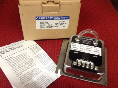 ASHCROFT - Differential Pressure Transmitter - MODEL XLdp - NEW
