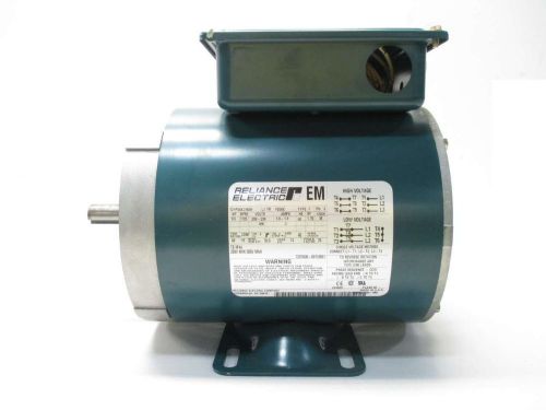 New reliance p56x3165h em 1/3hp 208-230/460v-ac 1725rpm fb56c 3ph motor d429071 for sale