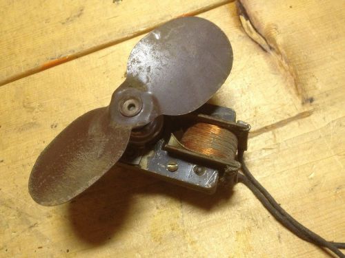 Small vintage alliance electric motor and fan from vintage space heater for sale