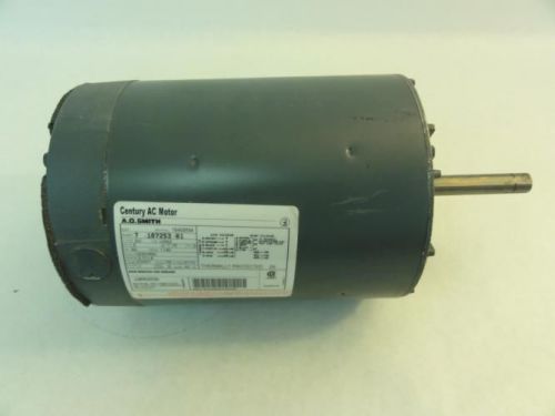 147527 old-stock, century 7-187253-01 ac motor 1hp 3ph 1140rpm 230/460v 3.7/1.8a for sale