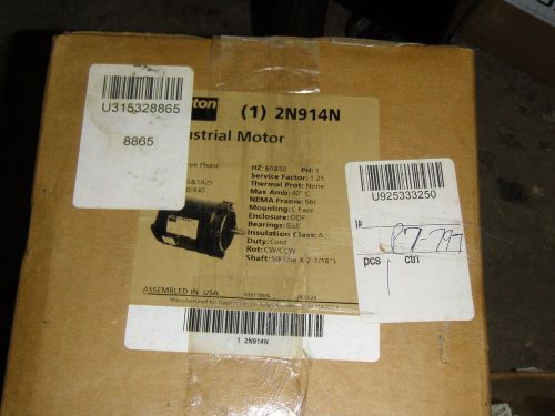 Dayton  motor,1/2 hp,2n914n 3 ph c face for sale