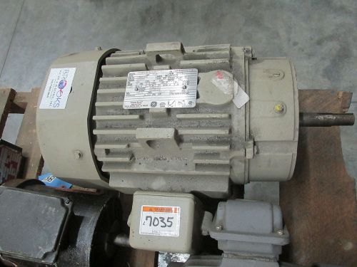 Ac electric motor 7-1/2 hp, 3525 rpm, 230/460v, 3/60, 213 jm fr, tefc encl. for sale