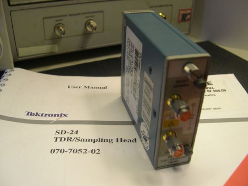 Tektronix SD-24 20GHz Dual Channel TDR-TDT Sampling Head Plugin