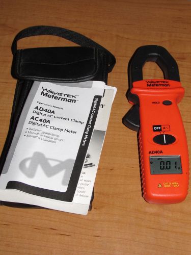 METERMAN AD40A DIGITAL MINI CLAMP VOLTAGE METER. free shipping