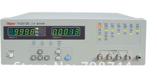 Th2810b lcr meter high speed accuracy measurement |z|,r,c,l,d,q 120 1khz 10khz for sale