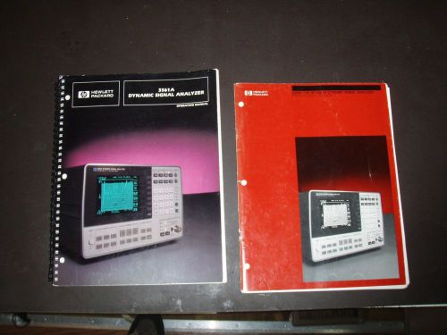HP 3561 Dynamic Analyzer Operating Manual and Tech note