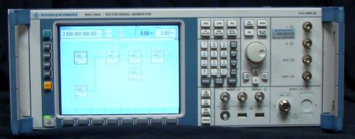Rohde &amp; schwarz smu200a vector signal generator w/ options warranty for sale