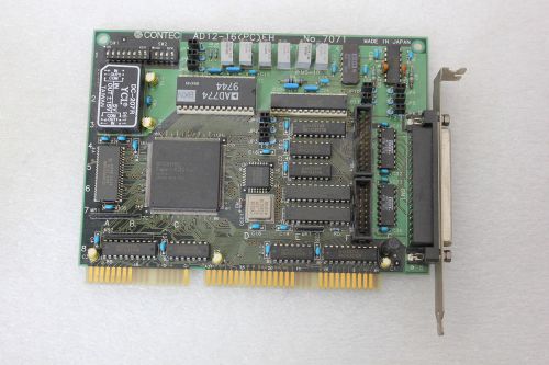CONTEC MULTI FUNCTION ANALOG INPUT ISA BOARD AD12-16(PC)EH  (S15-3-11B)