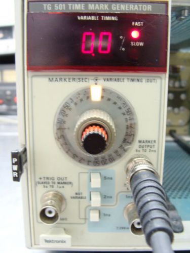 Tektronix tg501 time mark generator for scope calibration later digital version! for sale